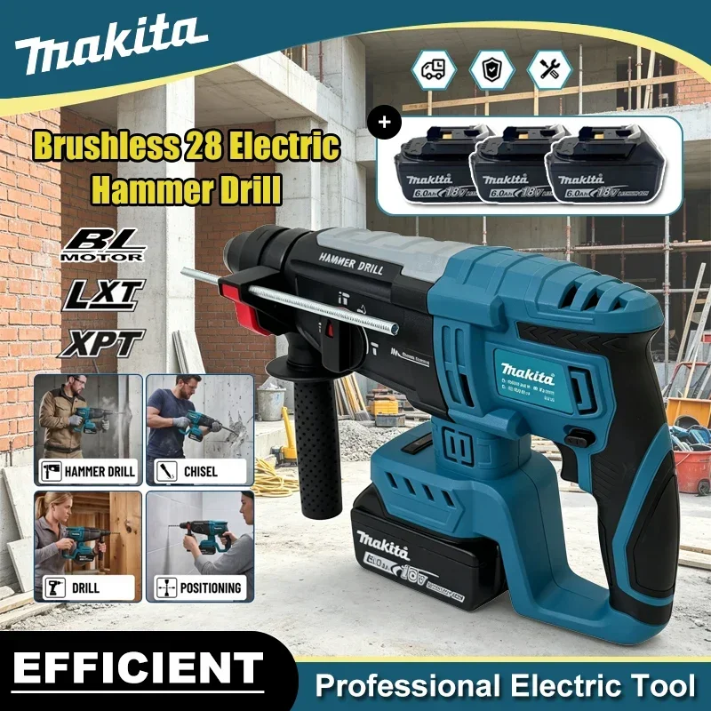 Makita Brushless Electric Hamm - đánh giá và giá Brushless Cordless Electric Drill 18V