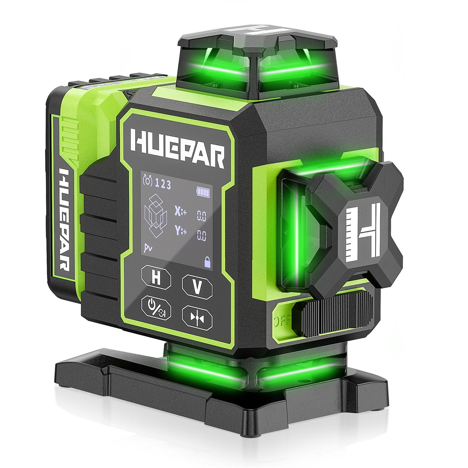 2026 Huepar W04CG Green Lasers - đánh giá và giá Laser Level 16 Lines 4D Green