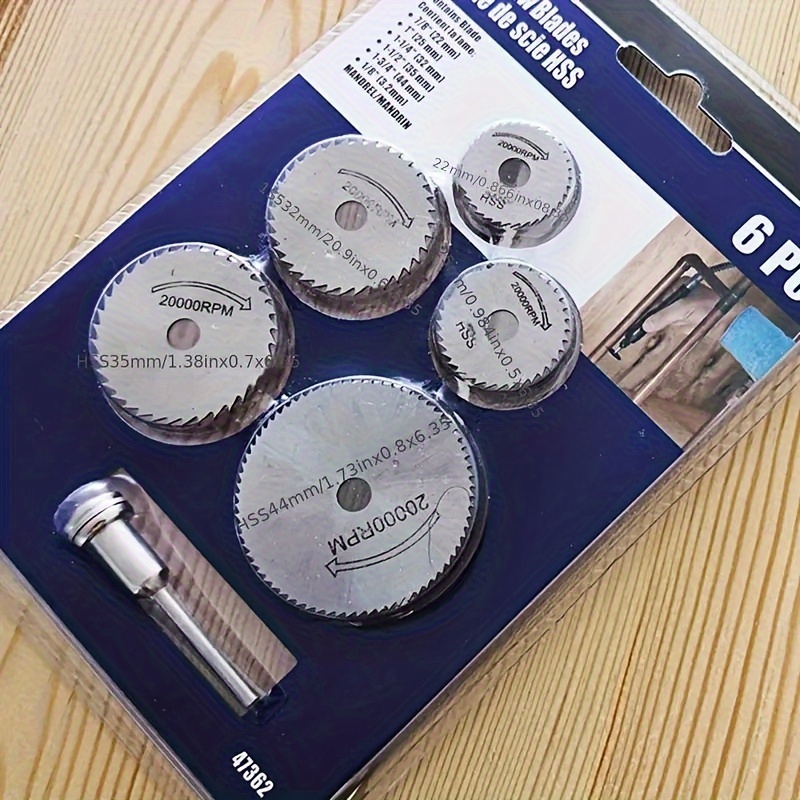 6Pcs Mini Circular Saw Blade,  - đánh giá và giá Cordless Rotary Tool Kit Accessories
